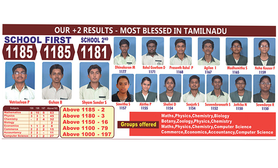 sunbeam-matric-academic-12 std Result - 2018